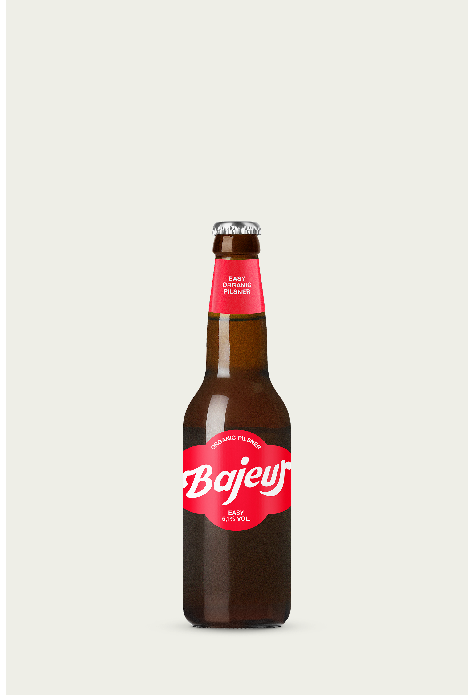 Bottle of Bajeur Easy Organic Pilsner