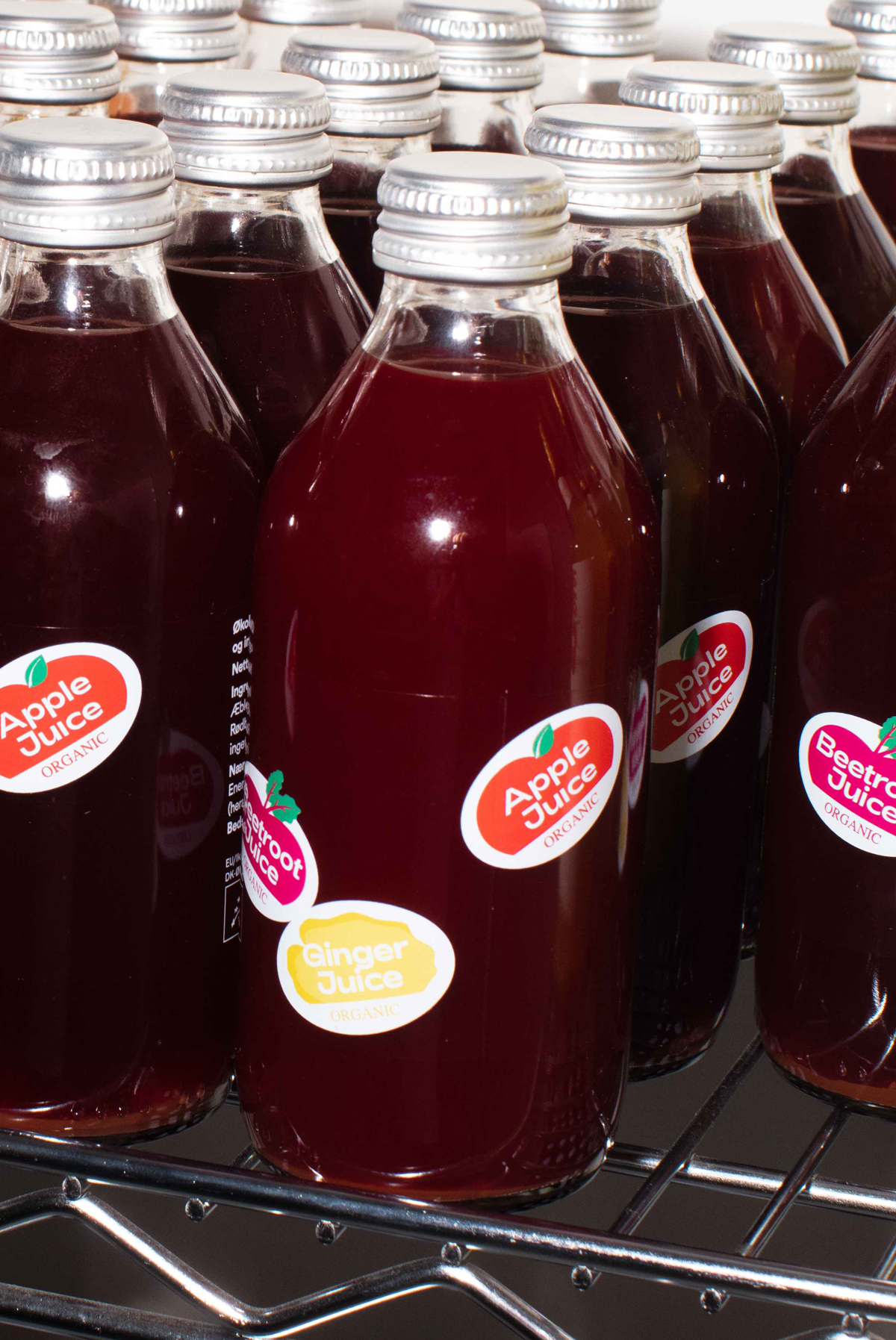 Multiple bottles of Depanneur's Beetroot, Ginger and Apple 